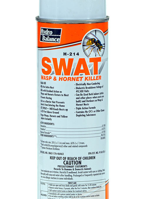 SWAT wasp hornet spray