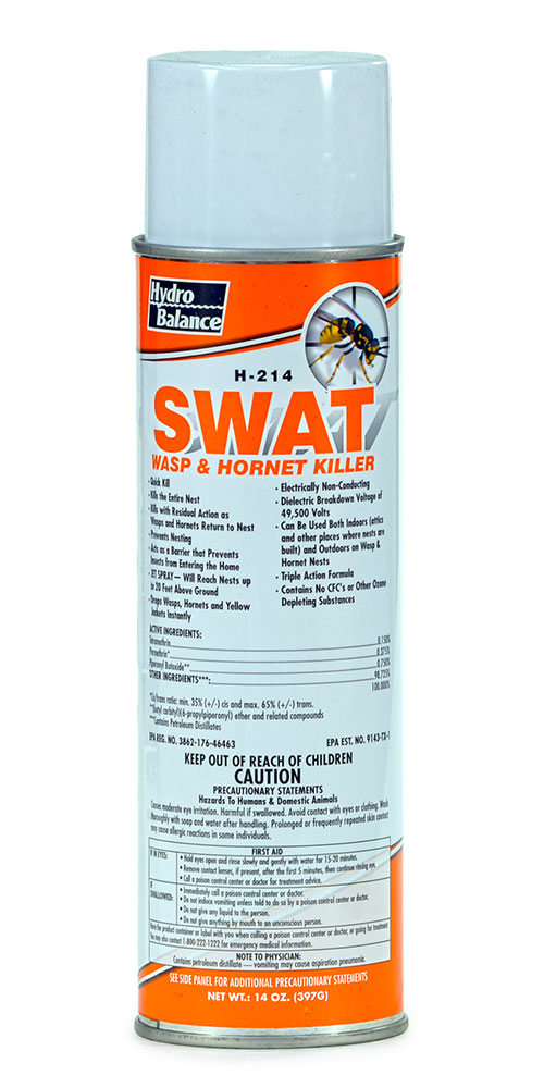 SWAT wasp hornet spray